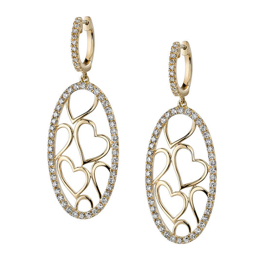 Modern Yellow Gold Earrings