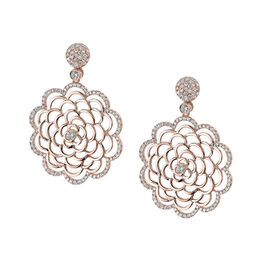 Modern Rose Gold Earrings
