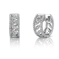 Diamond Hoop Earrings