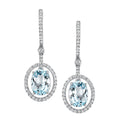 Blue Topaz Earrings