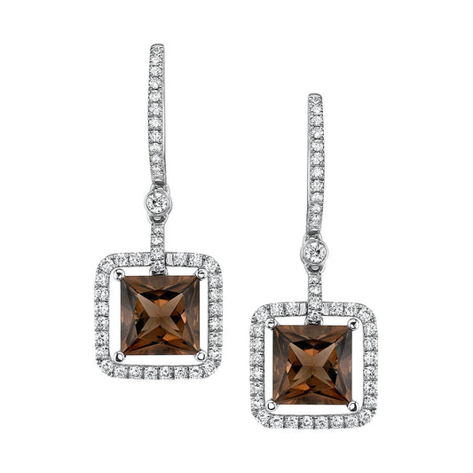 Smokey Quartz Earrings