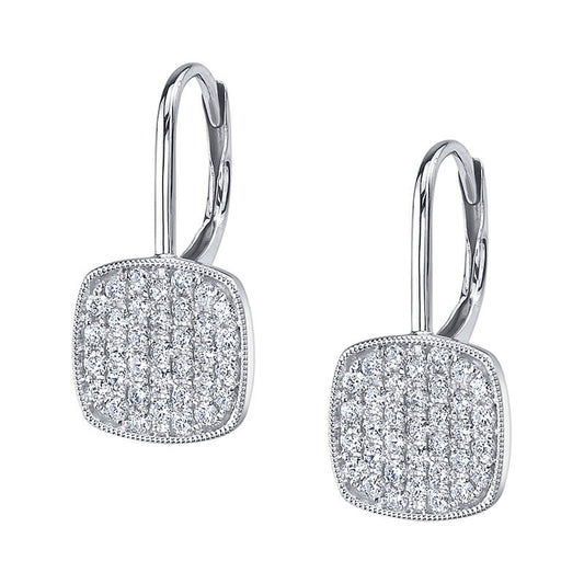 Modern Diamond Earrings