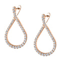Modern Diamond Earrings - 1.5 Carat