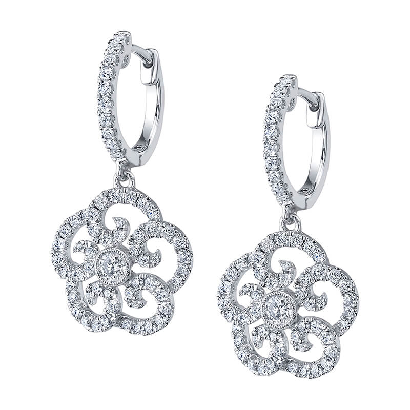 Modern Diamond Earrings