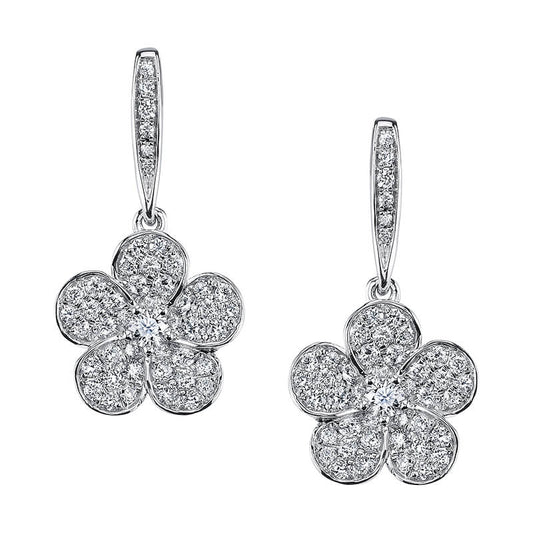 Flower Diamond Earrings