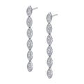 Vintage Inspired Diamond Drop Earrings