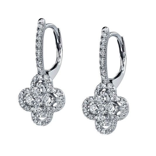 Flower Diamond Earrings