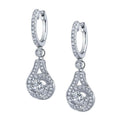 Pear Shaped Diamond Earrings