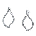 Diamond Hoop Earrings