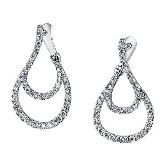 Diamond Hoop Earrings