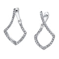 Diamond Hoop Earrings