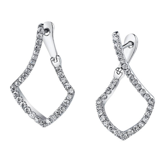 Diamond Hoop Earrings