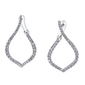 Diamond Hoop Earrings