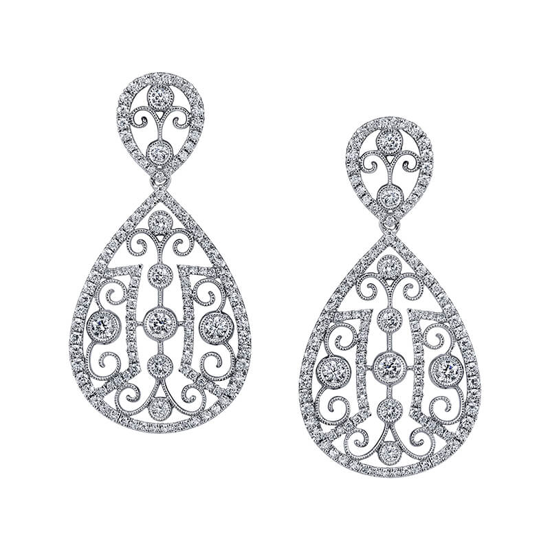 Vintage Diamond Earrings