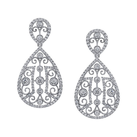 Vintage Diamond Earrings