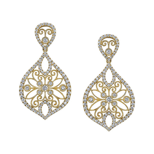 Vintage Diamond Earrings