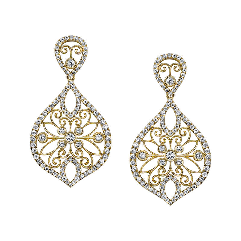 Vintage Diamond Earrings