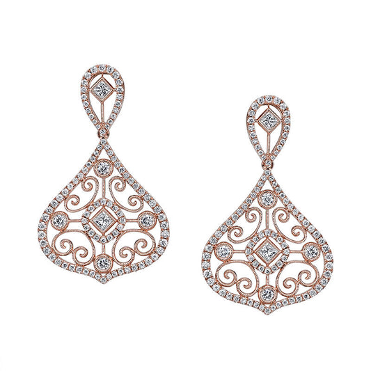 Vintage Diamond Earrings
