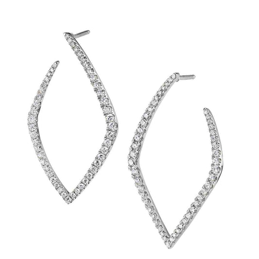 Diamond Hoop Earrings