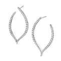 Pear Shaped Hoop Earrings