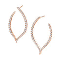 Pear Shaped Hoop Earrings