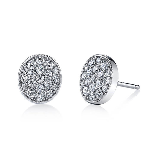 Oval Shaped Diamond Studs