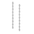 Vintage Inspired Diamond Drop Earrings