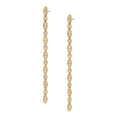 Modern Diamond Drop Earrings