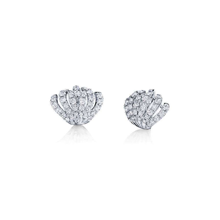 Diamond Cuff Earrings