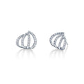 Diamond Cuff Earrings