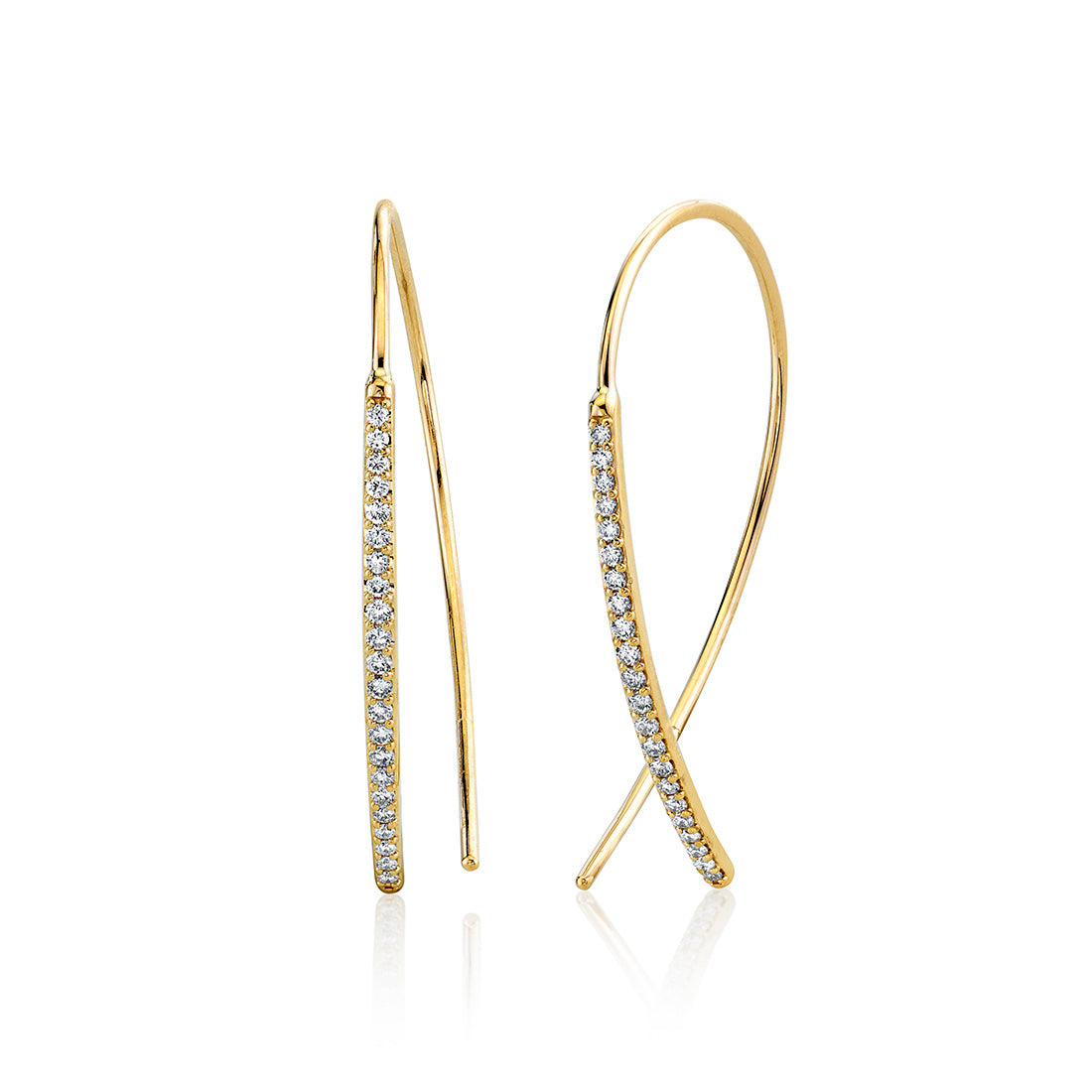 Diamond Threader Earrings
