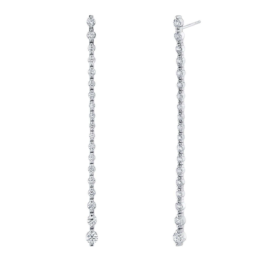 Diamond Dangle Earrings