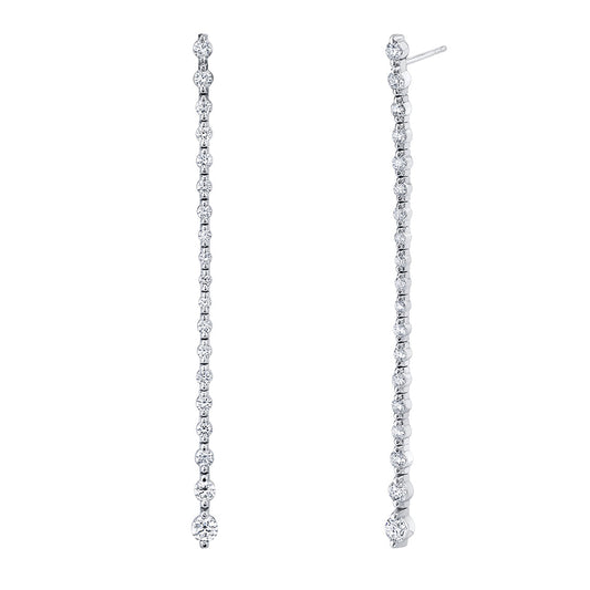 Diamond Dangle Earrings