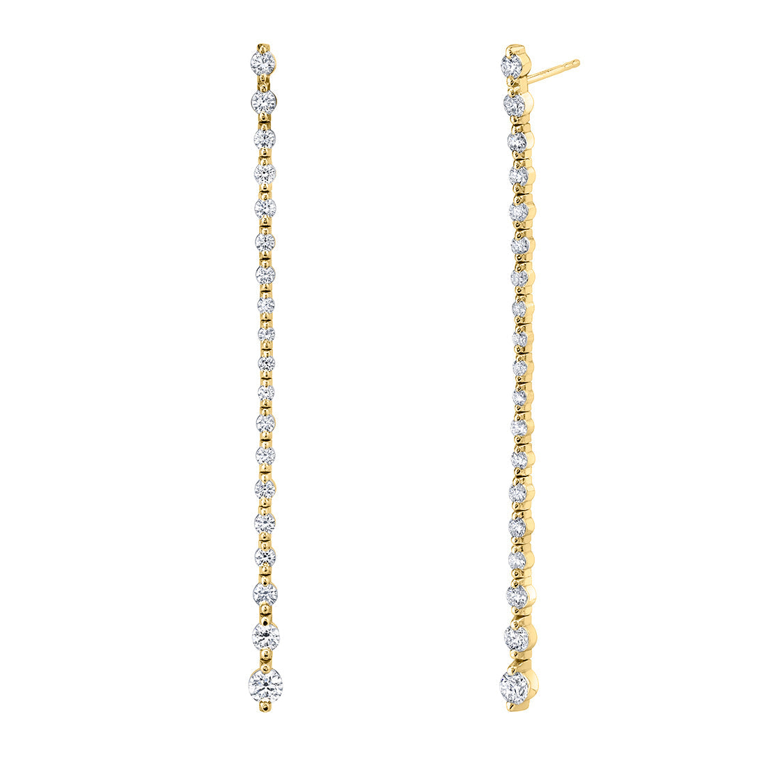 Diamond Dangle Earrings