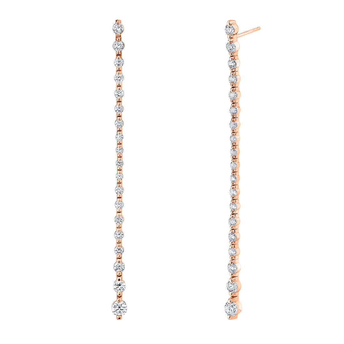 Diamond Dangle Earrings