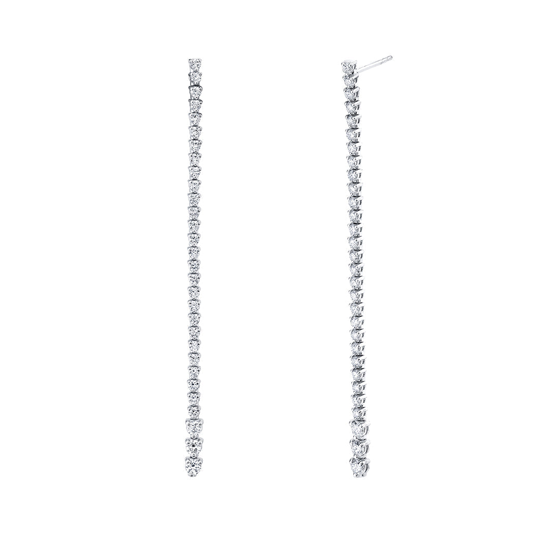 Diamond Dangle Earrings
