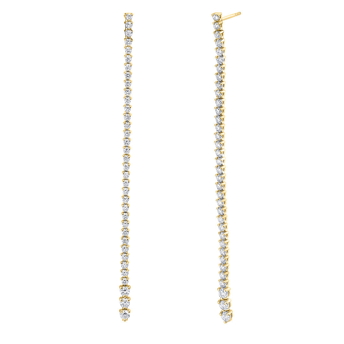 Diamond Dangle Earrings