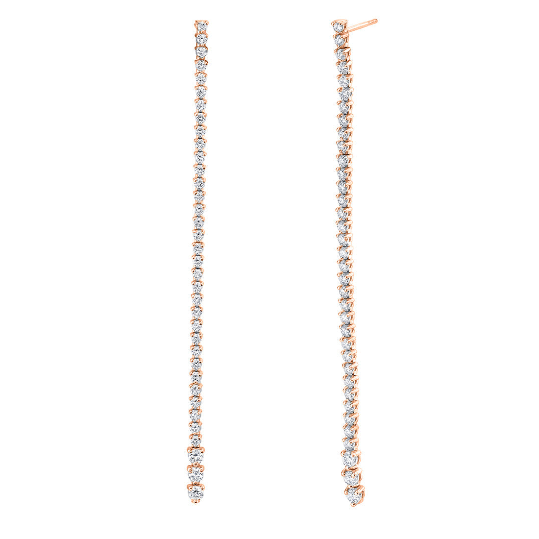 Diamond Dangle Earrings