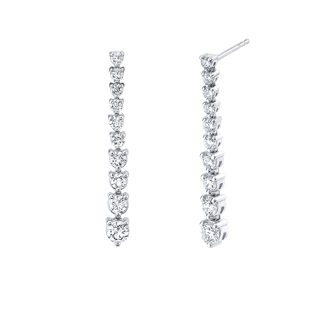 Diamond Dangle Earrings