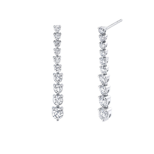 Diamond Dangle Earrings