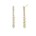 Diamond Dangle Earrings