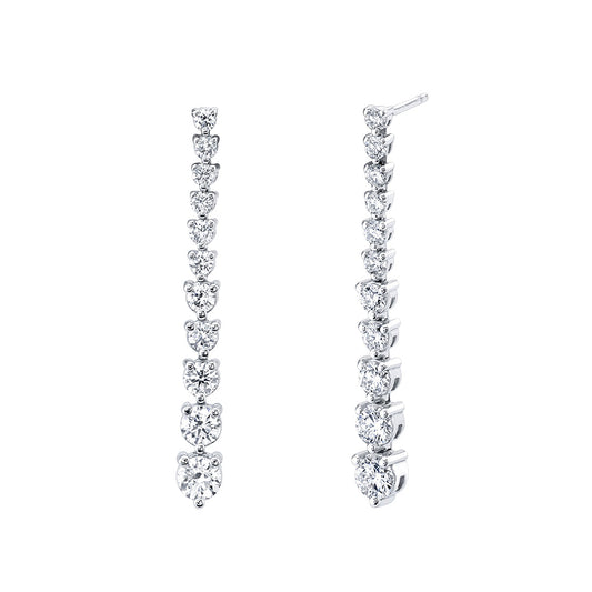 Diamond Dangle Earrings