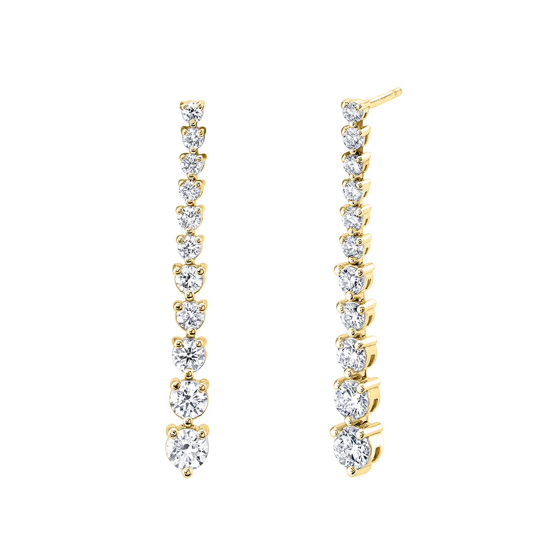 Diamond Dangle Earrings