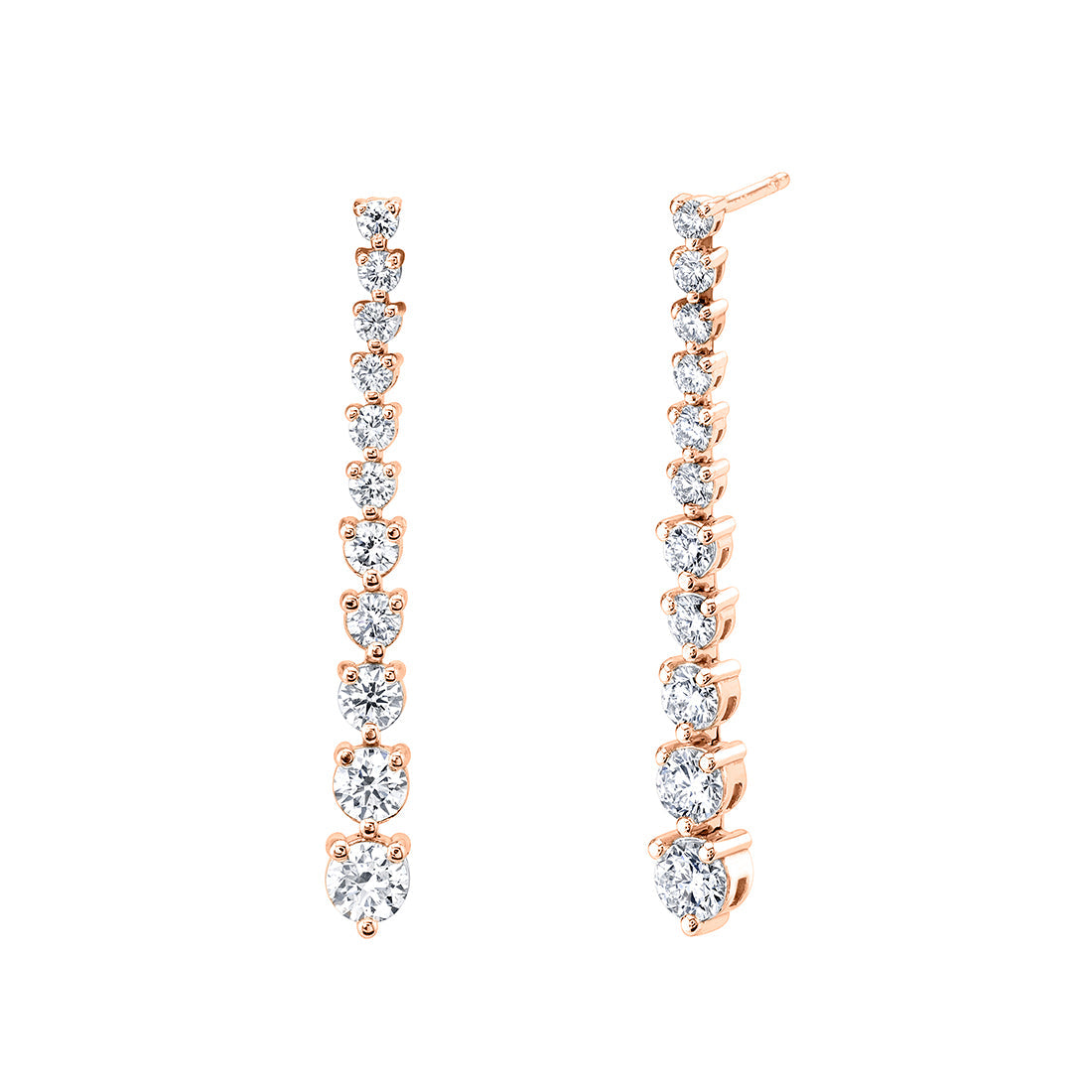 Diamond Dangle Earrings