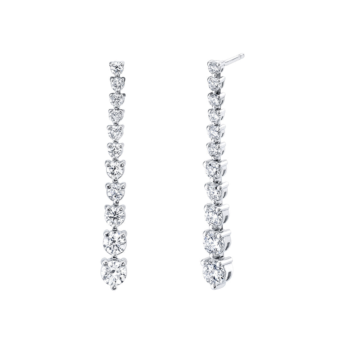 Diamond Dangle Earrings
