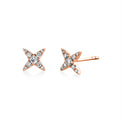 Solaz Diamond Sun Stud Earrings