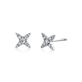 Solaz Diamond Sun Stud Earrings
