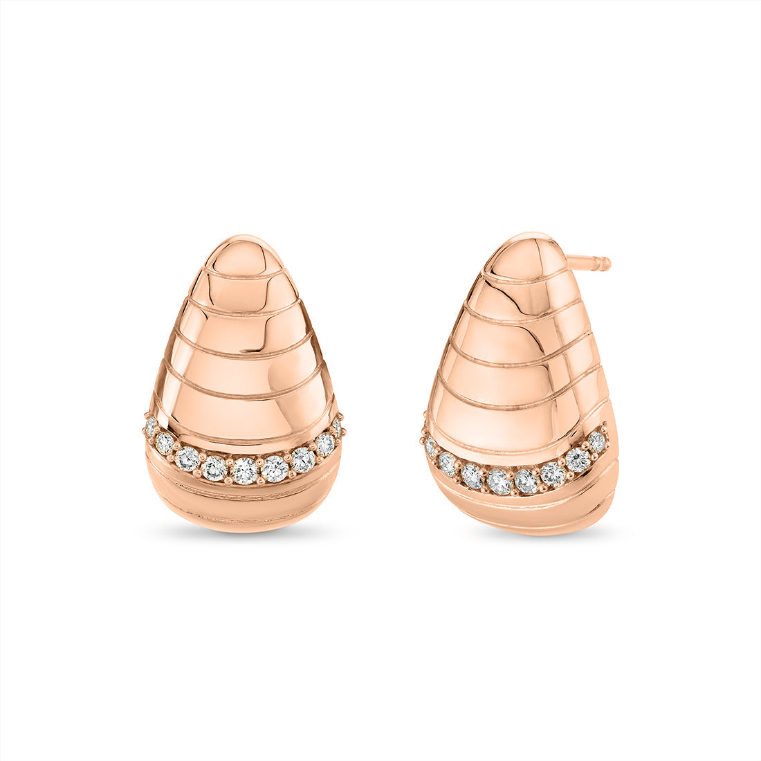 Auravie Honeycomb Diamond Earrings
