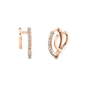 Shell Heritage Shell Duo Diamond Earrings