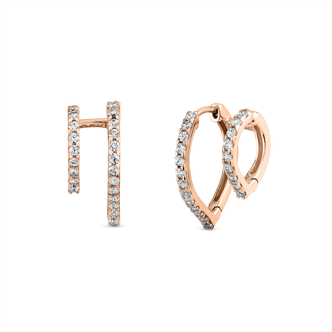 Shell Heritage Shell Shaped Diamond Earrings